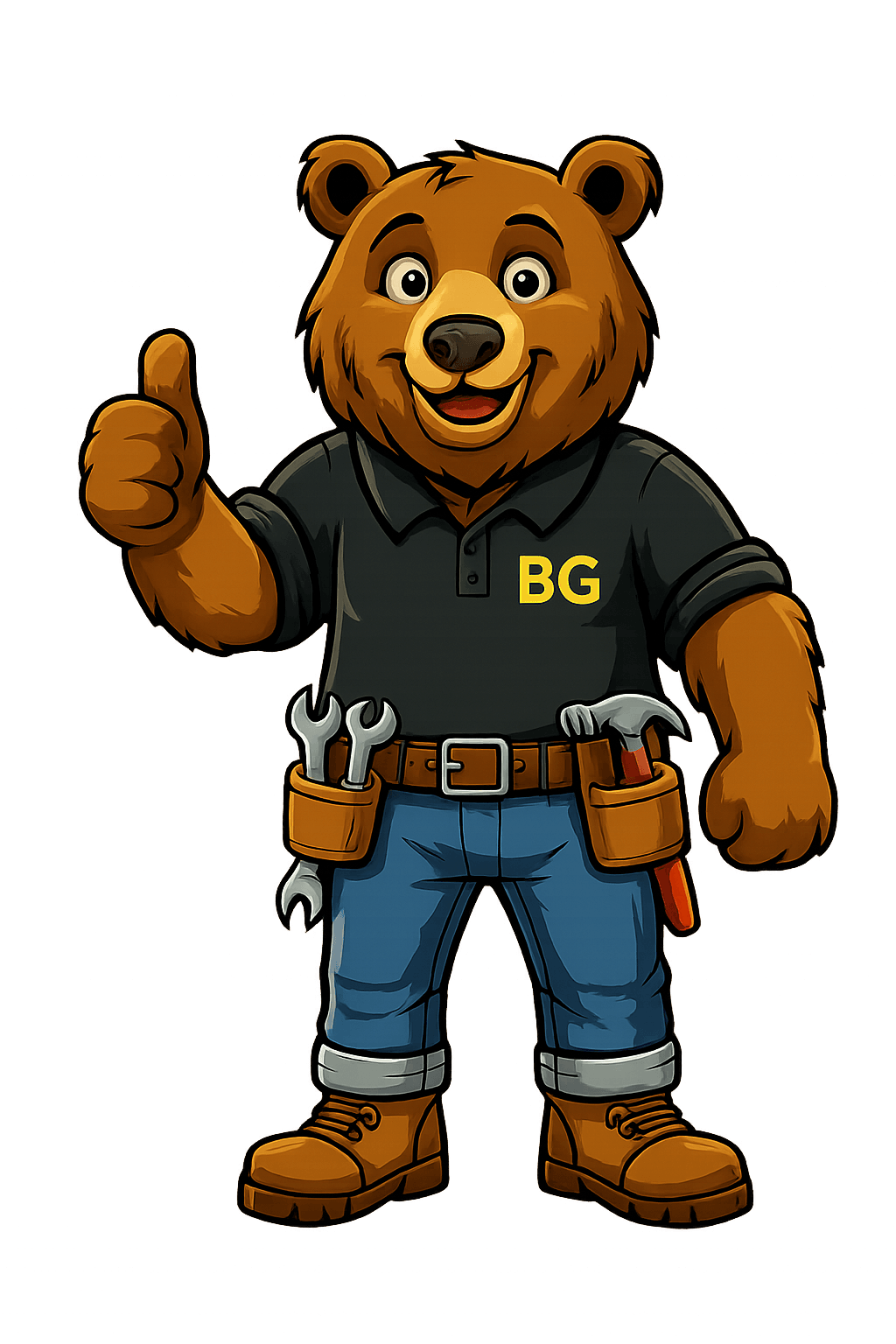Baxter mascot giving a thumbs up